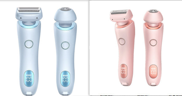 2 In 1 Hair Removal Epilator USB Rechargeable Trimmer Women
