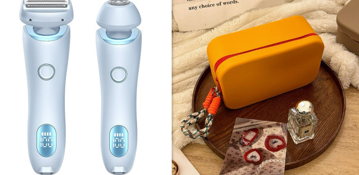 2 In 1 Hair Removal Epilator USB Rechargeable Trimmer Women
