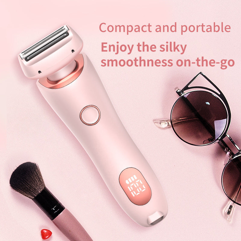 2 In 1 Hair Removal Epilator USB Rechargeable Trimmer Women