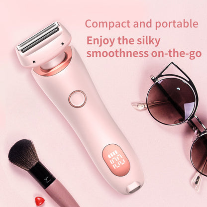 2 In 1 Hair Removal Epilator USB Rechargeable Trimmer Women