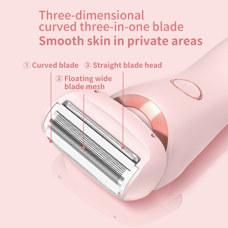 2 In 1 Hair Removal Epilator USB Rechargeable Trimmer Women