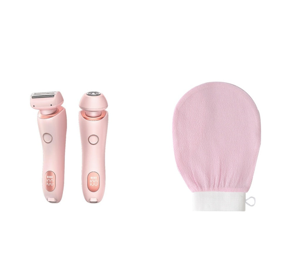 2 In 1 Hair Removal Epilator USB Rechargeable Trimmer Women